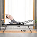 Foldable pilates reformer (dual resistance, 330.5 lb capacity)