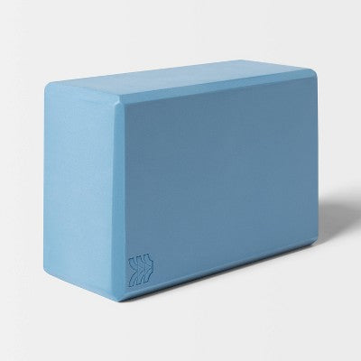 Foam yoga block, sky blue