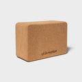 Cork yoga block, brown