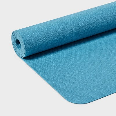 Blue 3 mm yoga mat