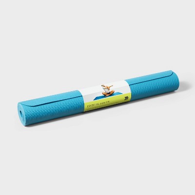 Blue 3 mm yoga mat