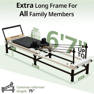 foldable pilates reformer with jump board