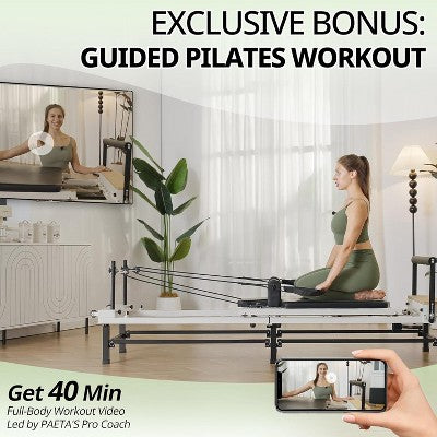 foldable pilates reformer with jump board