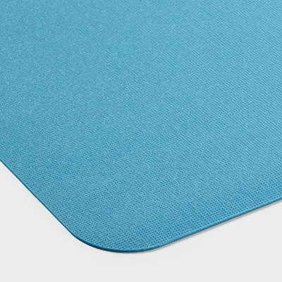 Blue 3 mm yoga mat